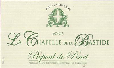 La Chapelle de la Bastide picpoul review